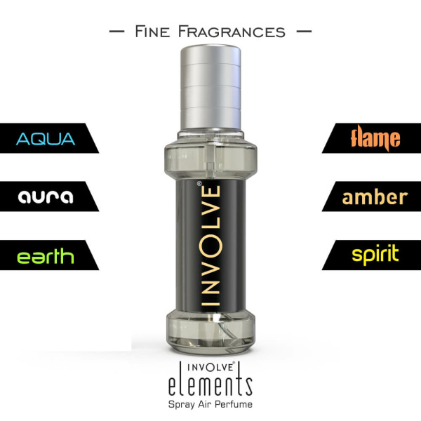 Involve Elements Spirit Spray Air Perfume - Fine Fragrance - Soothing Spray Car Air Freshener - IELE05