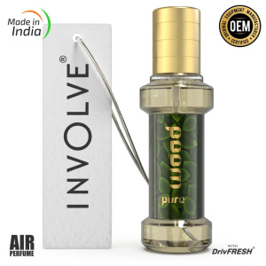 Involve Rainforest Purewood Scent Car Perfume - Fresh Woody Fine Fragrance Spray Air Freshener - IRF11