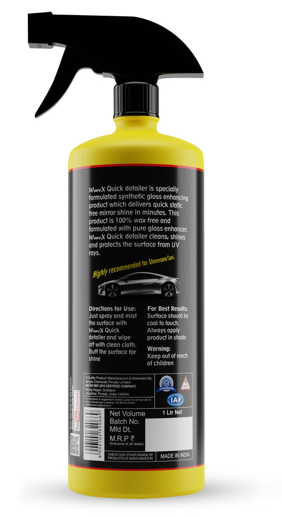 Wavex Quick Detailer 350ml High Gloss Car Polish and Detailing Liquid