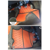 Elegant Luxury Leatherette Car Floor Mat Tan Compatible With Tata Nexon