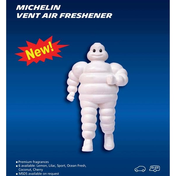 Michelin Man Vent Air Freshner - Lemon Fragrance