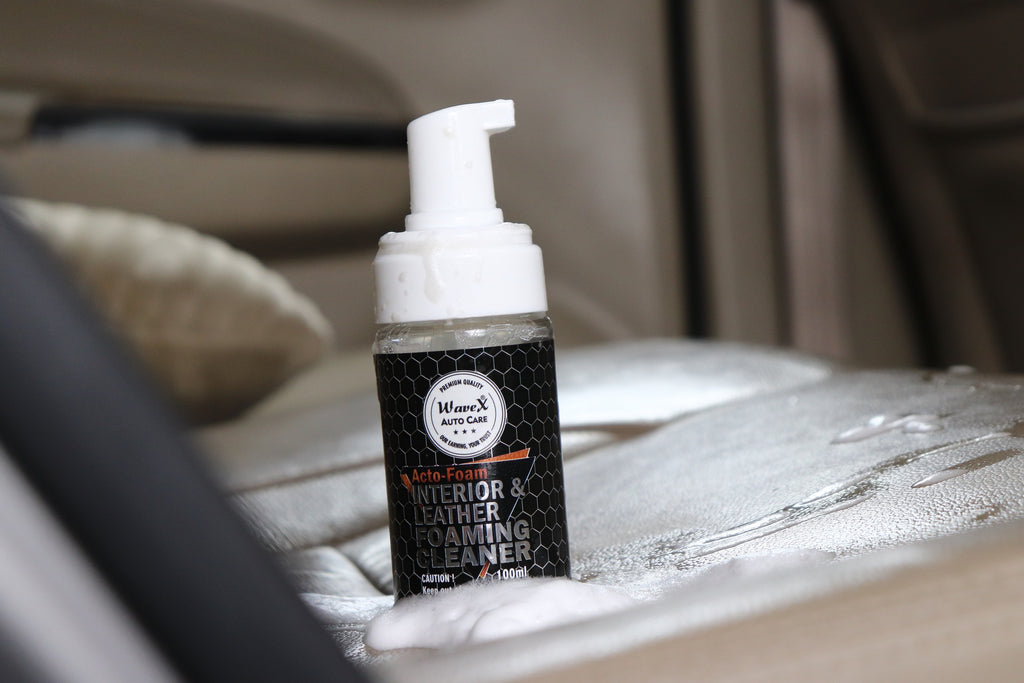 Wavex Acto Foam 100 ml Car Foam Cleaner For Interior Plastic, Leather, Vinyl, Rubber and Dashboard Of Cars
