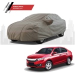 Polco Honda Amaze Car Body Cover with Antenna Cover, Mirror Pockets and 100% Water Repellent (K-Series)