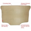 Elegant Luxury Leatherette Car Dicky Mat Beige Compatible With Mahindra Verito