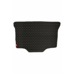 Elegant Luxury Leatherette Car Dicky Mat Black & White Compatible With Kia Carnival 7 Seater