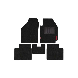 Elegant Carry Carpet Car Floor Mat Black Compatible With Tata Nano