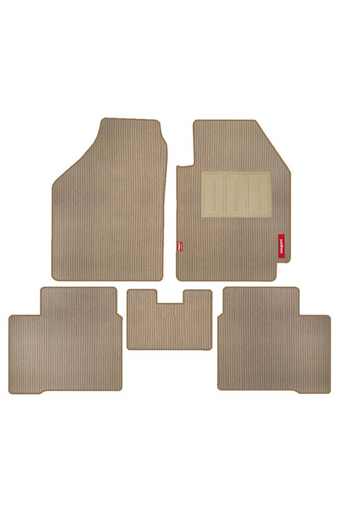 Elegant Cord Carpet Car Floor Mat Beige Compatible With Toyota Camry Old