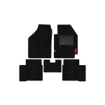 Elegant Cord Carpet Car Floor Mat Black Compatible With Ford Figo