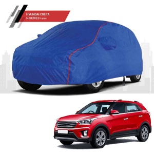 Polco Hyundai Creta Car Cover Waterproof With Mirror Pockets, Antenna Cover and 100% Water Repellent (N-Series)