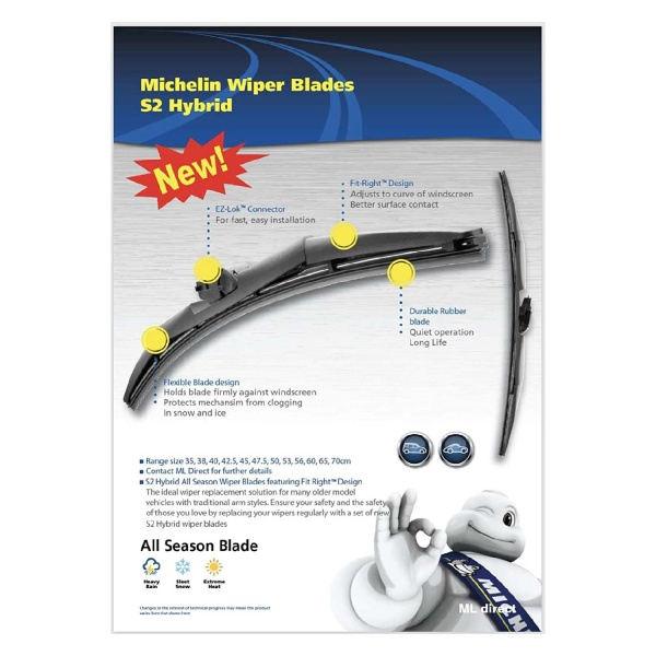 Michelin Rainforce 21-inch Hybrid Wiper Blade (Black)