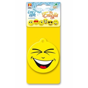 Everfresh Laugh Emojis Decorative Air Freshener (STR/BBG/VNL)