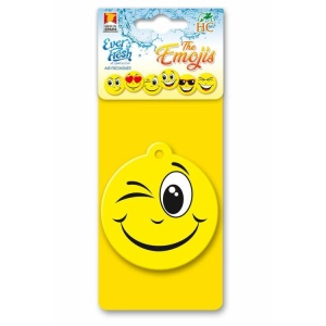 Everfresh Wink Emojis Decorative Air Freshener (STR/BBG/VNL)