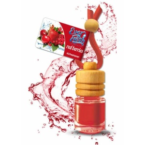 Everfresh Little Bottle - Red Berries Hanging Air Fresheners - EVL-RE