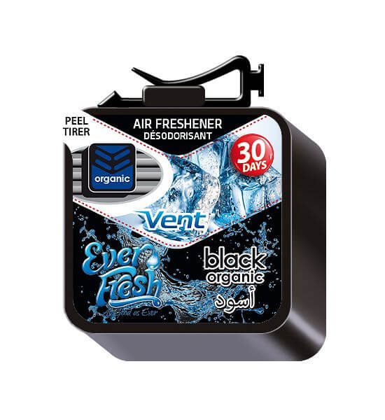 Everfresh Black Ac Vent Air Freshener - EOV - CBL