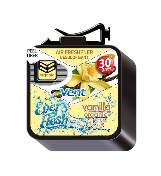 Everfresh Vanilla Ac Vent Air Freshener - EOV - VNL