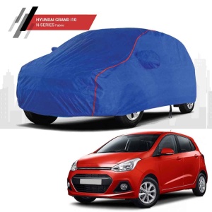 Polco Hyundai i10 Car Cover waterproof With Mirror Pockets, Antenna Cover and 100% Water Repellent (N-Series)