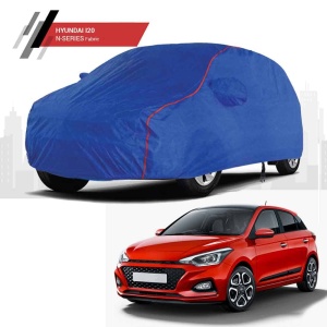 Polco Waterproof Car Body Cover for Hyundai i20 Elite with Antenna Cover, Mirror Pockets and 100% Water Repellent (N-Series)