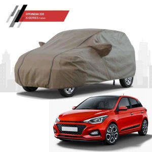 Polco Hyundai Elite I20 Car Cover with Antenna Cover, Mirror Pockets and 100% Water Repellent (K-Series)