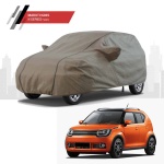 Polco Maruti Suzuki Ignis Car Body Cover with Antenna Cover, Mirror Pockets and 100% Water Repellent (K-Series)