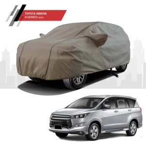 Toyota Innova Car Body Cover with Antenna Cover, Mirror Pockets and 100% Water Repellent (K-Series)