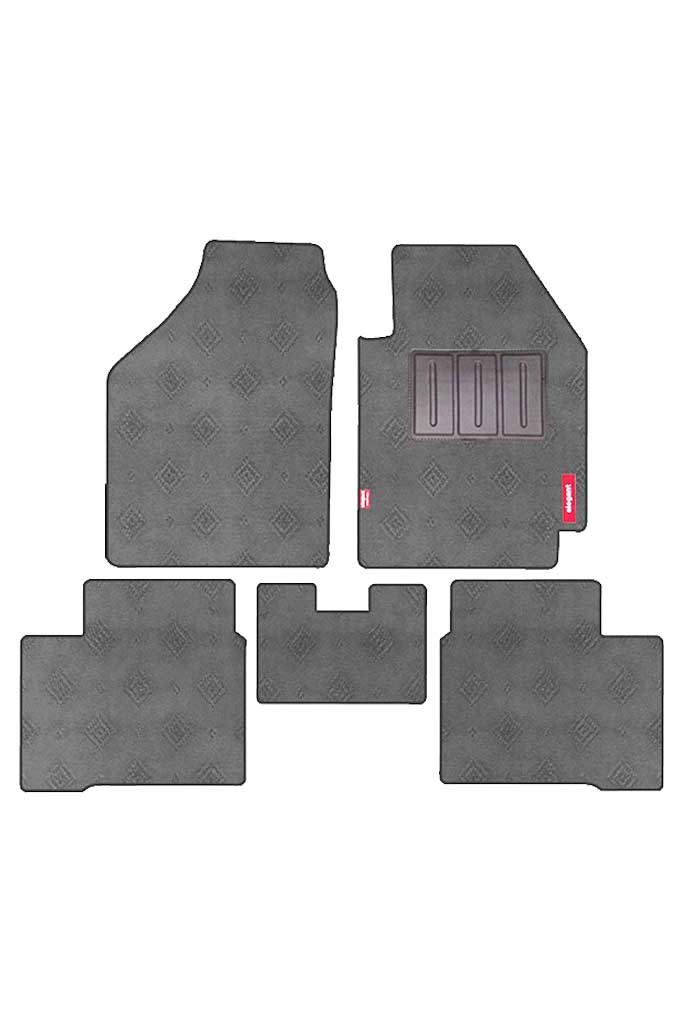 Elegant Jewel Anthra Carpet Car Floor Mat Grey Compatible With Jeep Compass