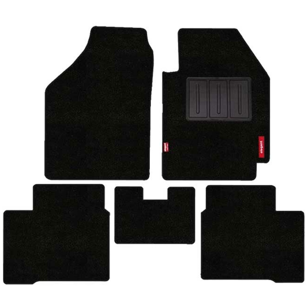 Elegant Miami Luxury Carpet Car Floor Mat Black Compatible With Honda Accord
