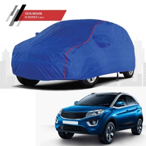 Polco TATA Nexon Car Cover with Antenna Cover, Mirror Pockets and 100% Water Repellent (N-Series)