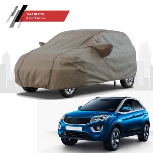 TATA Nexon Car Body Cover with Antenna Cover, Mirror Pockets and 100% Water Repellent (K-Series)