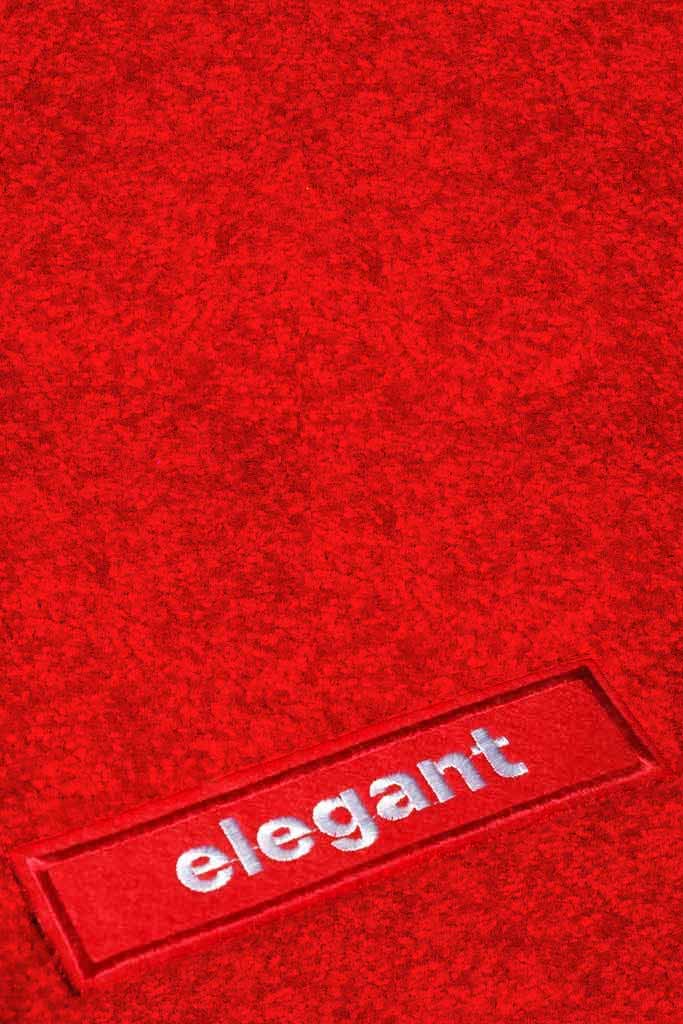 Elegant Miami Luxury Carpet Car Floor Mat Red Compatible With Citroen C3
