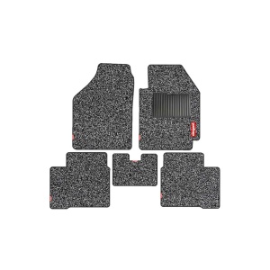 Elegant Spike Carpet Car Floor Mat Grey Compatible With Volkswagen Ameo
