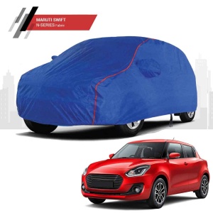 Polco Maruti Suzuki New Swift Car Cover Waterproof with Antenna Cover, Mirror Pockets and 100% Water Repellent (N-Series)