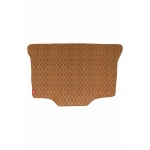 Elegant Luxury Leatherette Car Dicky Mat Tan & Black Compatible With Maruti Ritz