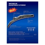 Michelin Rainforce 15-inch Hybrid Wiper Blade (Black)