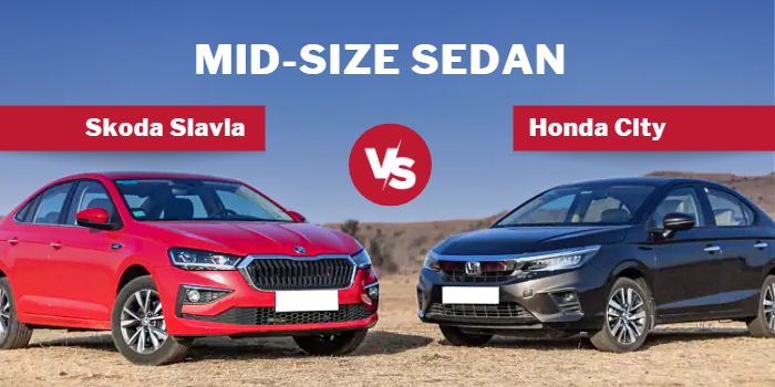 Sedan Showdown: Skoda Slavia Vs Honda City – Mid-size Majesties Duel It Out!