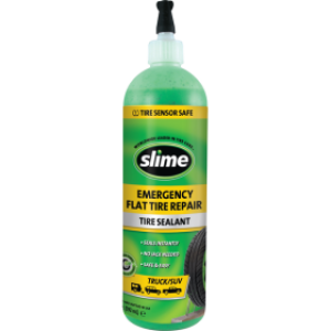 Slime Emergency Tire Sealant (Truck/SUV) – TPMS Compatible – 592 Ml