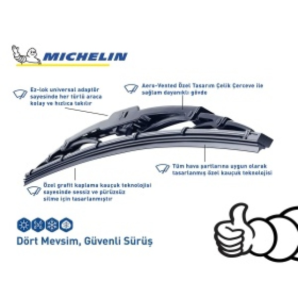 Michelin 22" Traditional Rainforce Wiper Blade