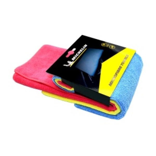 MICHELIN Microfibre Towels- 3 Pcs, Colours