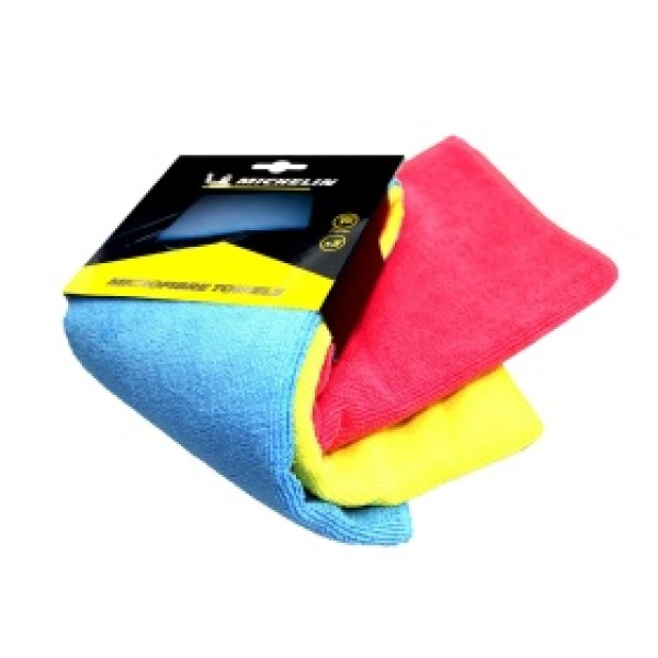 MICHELIN Microfibre Towels- 3 Pcs, Colours