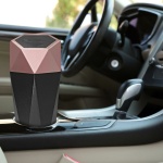 Involve Diamond Shape Car Dustbin/Trash Can Fits in Cup Holder – Rosegold