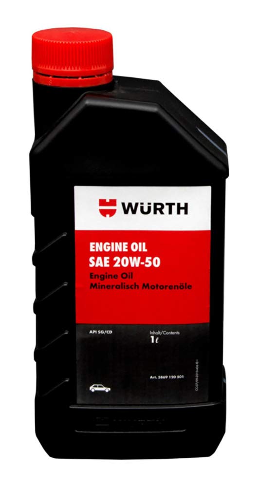 Wurth 20W-50 SAE Engine Oil 1L