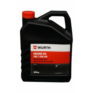 Wurth 15w-40 Diesel Car Engine Oil 5L
