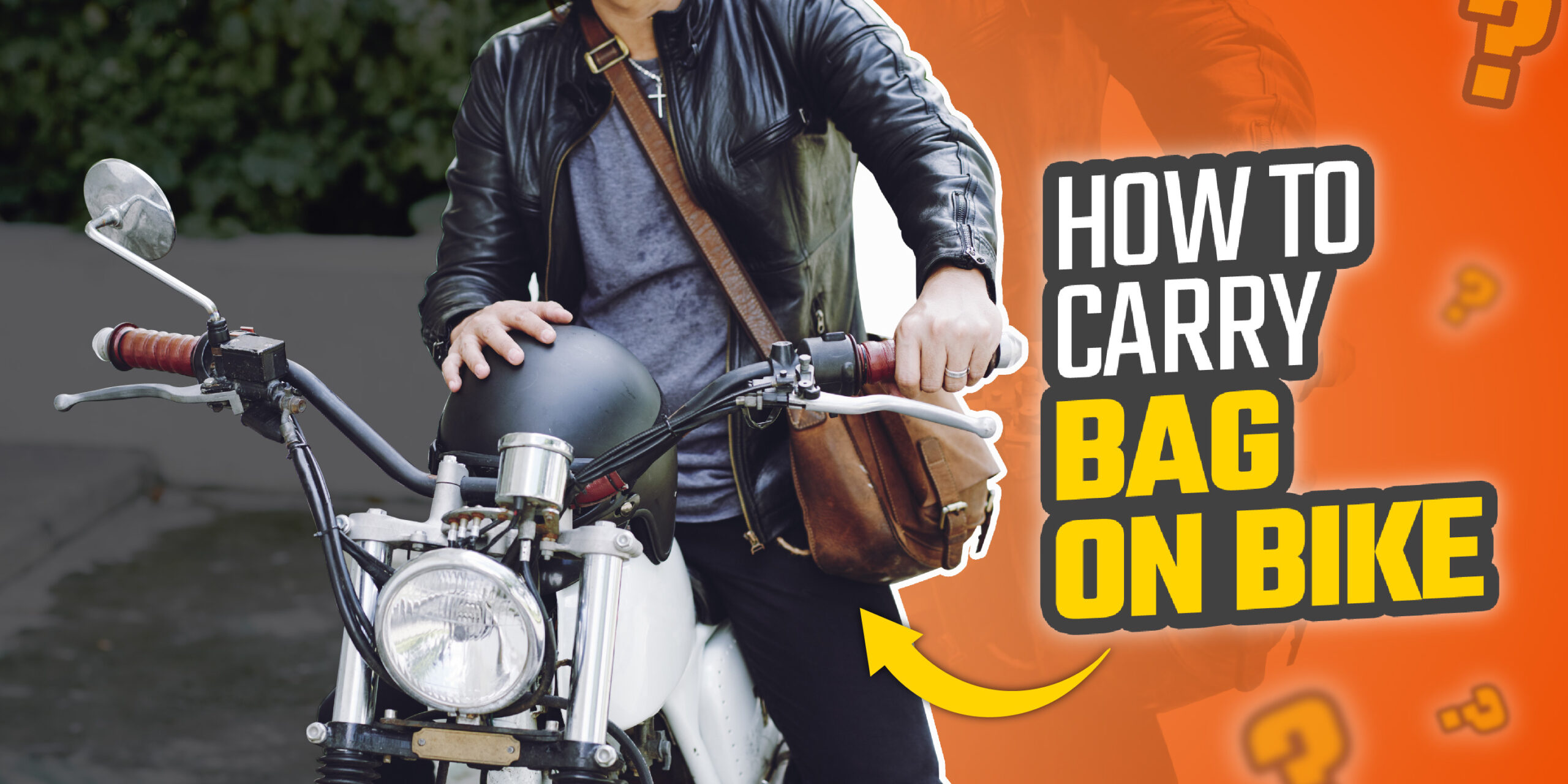 How To Carry Bag On Bike