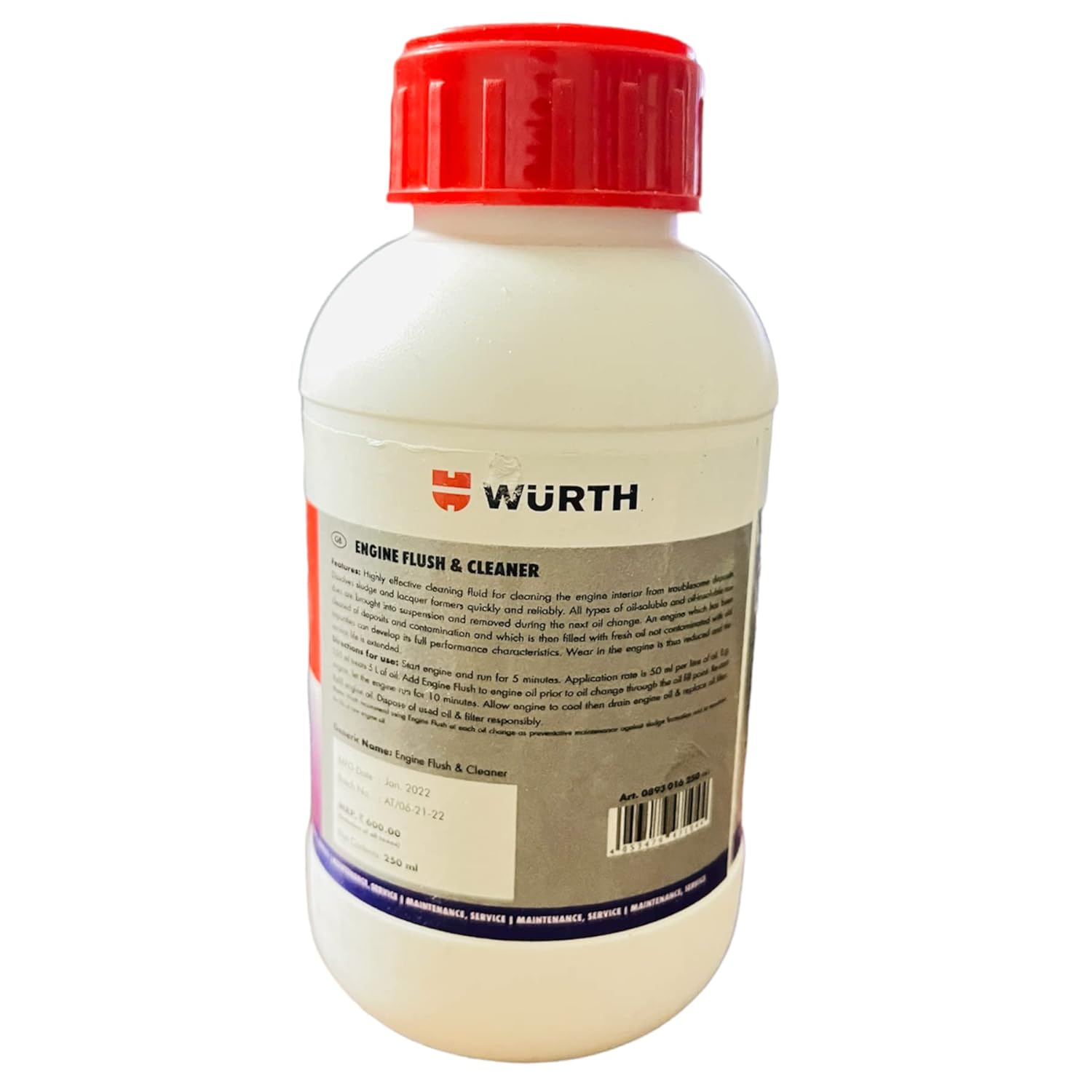 Wurth Engine Flush and Cleaner 250ml