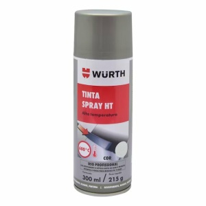 Wurth Heat Resistant Spray Matt Black 300ml