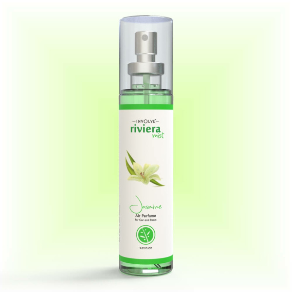 Involve Riviera Mist - Jasmine : water based Spray Air Perfume for Car / Car Air Freshener - IRM04