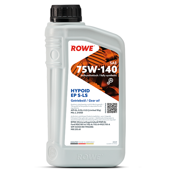 Rowe Hightec Hypoid EP SAE 75W-140 S-LS - 1L