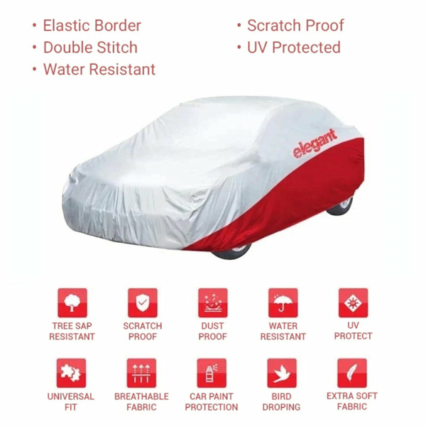 Elegant Water Resistant Car Body Covers Compatible with Hyundai Aura