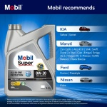 Mobil Super 0w-20 Fully Synthetic Engine Oil for Car (3.5L)