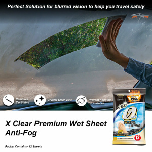 Carmate X-Clear Premium Anti-fog Wet Sheets - C179