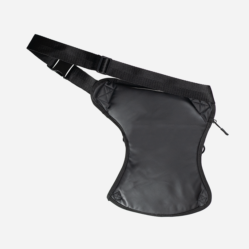 Carbonado Vector Black Thigh Bag